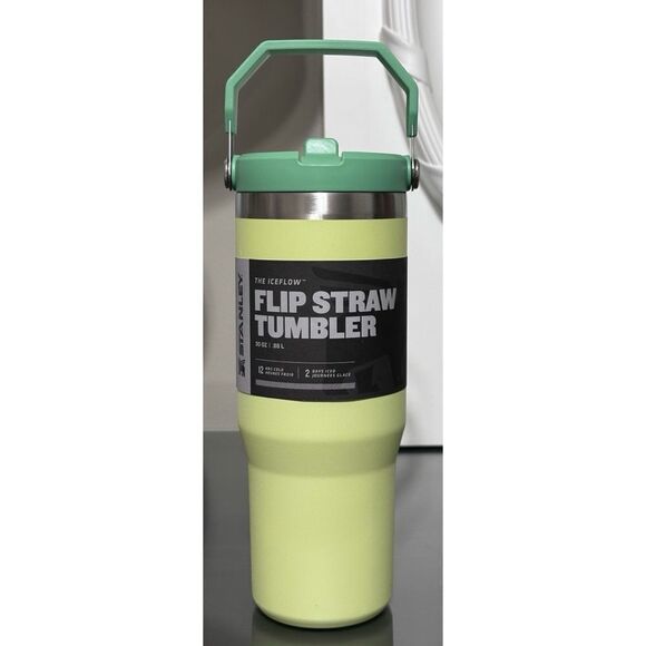 Stanley IceFlow Flip Straw Tumbler 30oz, CITRON YELLOW - Picture 1 of 4